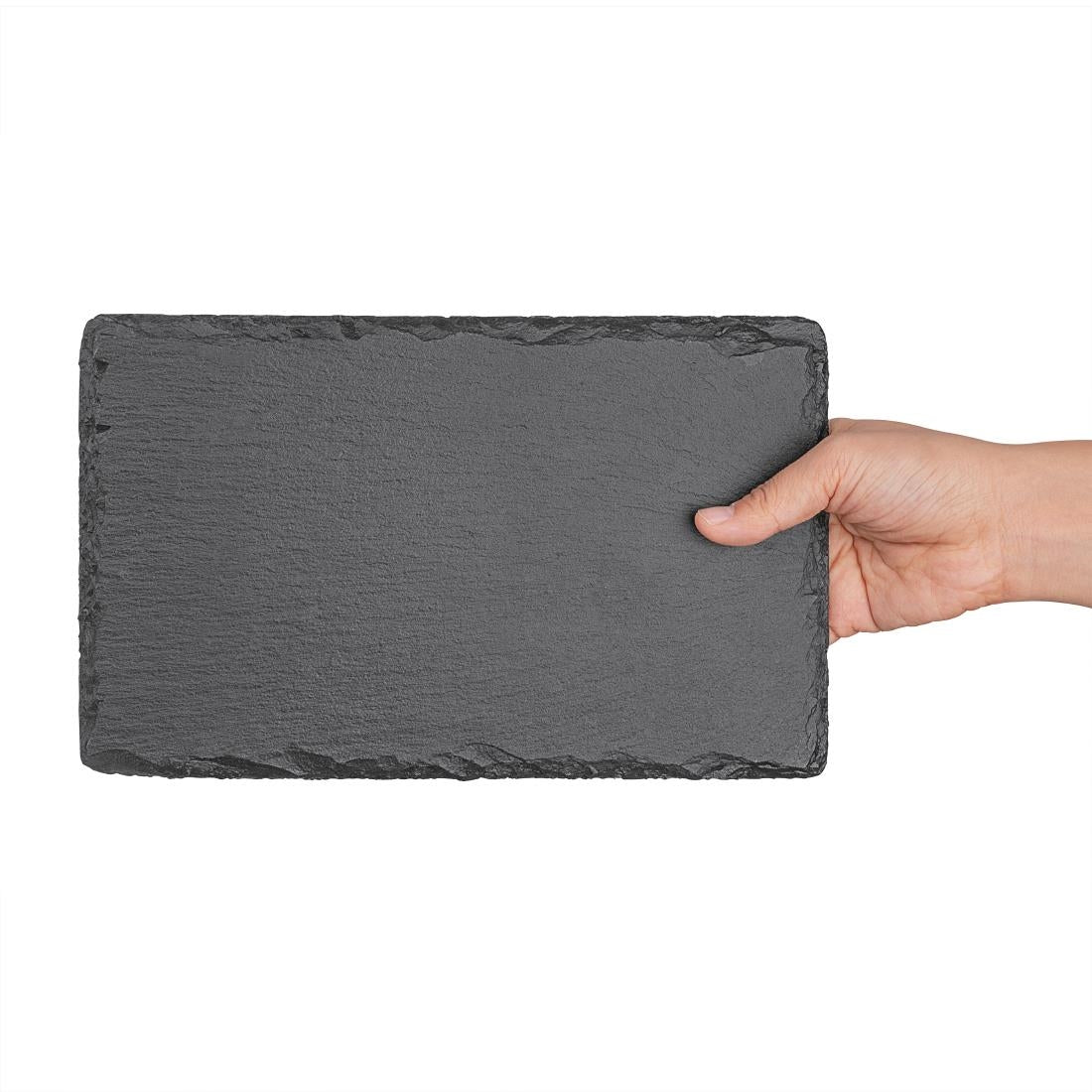 Olympia Slate Rectangular Boards 1/4 GN (2 Pack)