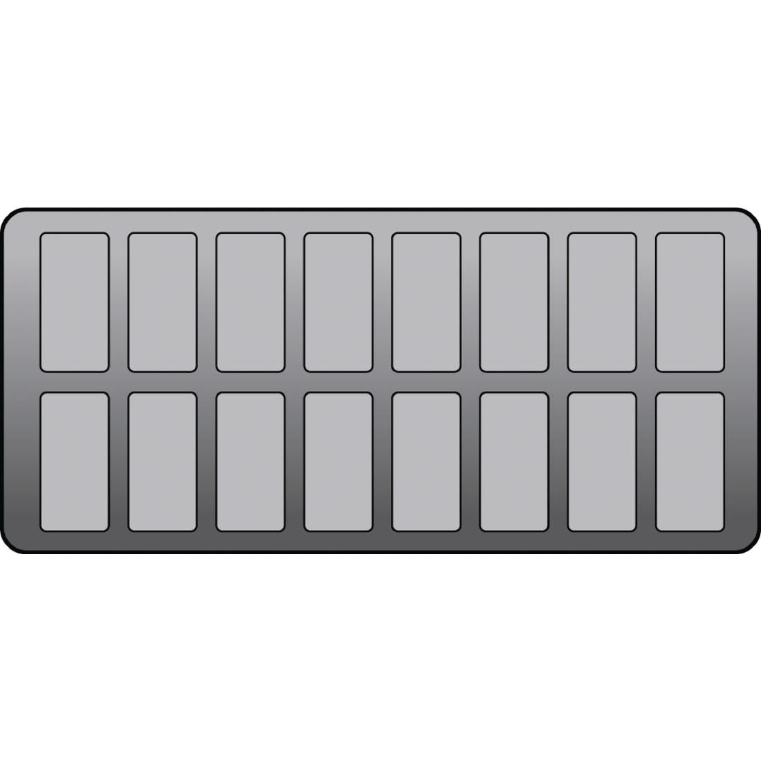 Crystal Optimus 16 Pan Ice Cream Display Counter