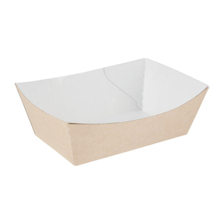 Colpac Compostable Kraft Food Trays Small 124mm (500 Pack)