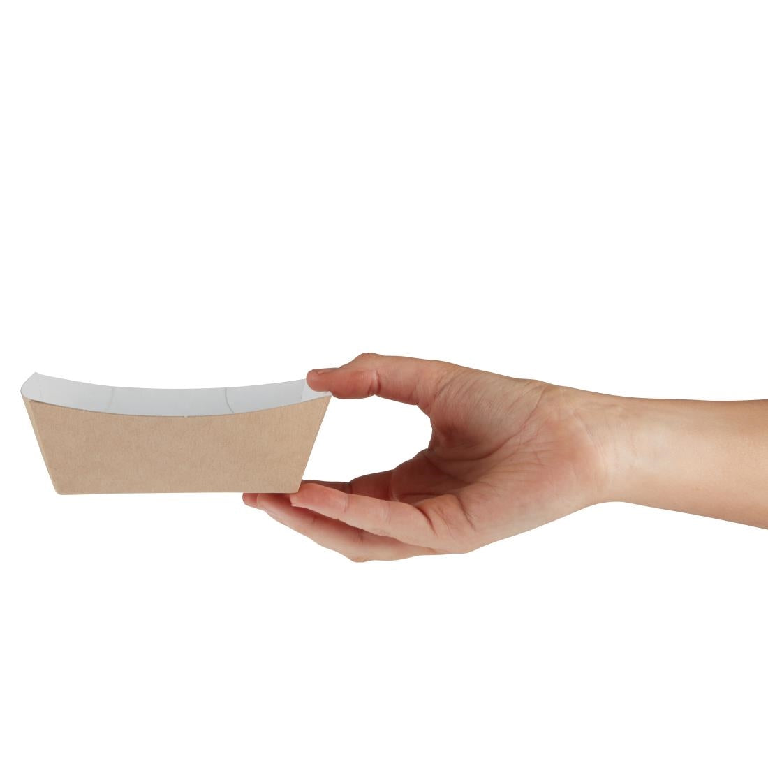Colpac Compostable Kraft Food Trays Small 124mm (500 Pack)