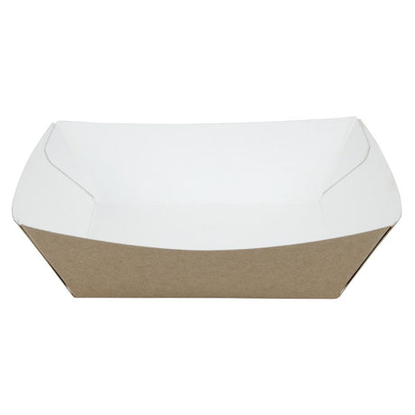 Colpac Compostable Kraft Food Trays Medium 148mm (500 Pack)