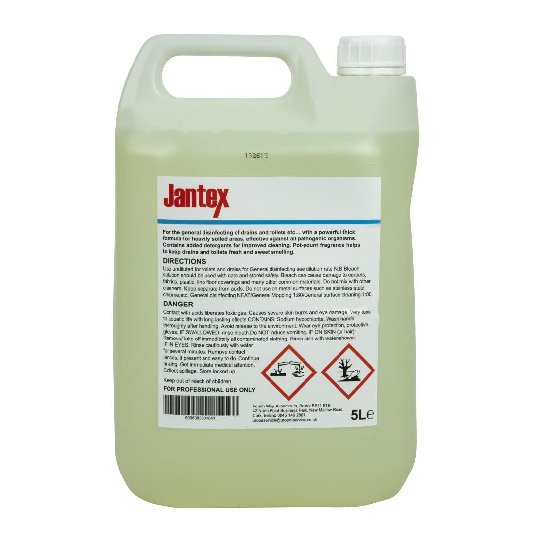Jantex Pro Thick Bleach Concentrate 5Ltr