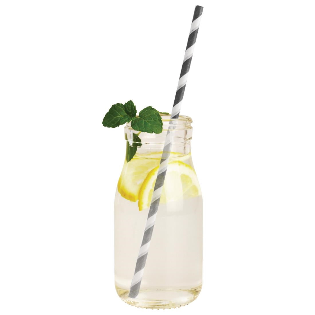 Olympia Glasses Mini Milk Bottles 200ml (12 Pack)