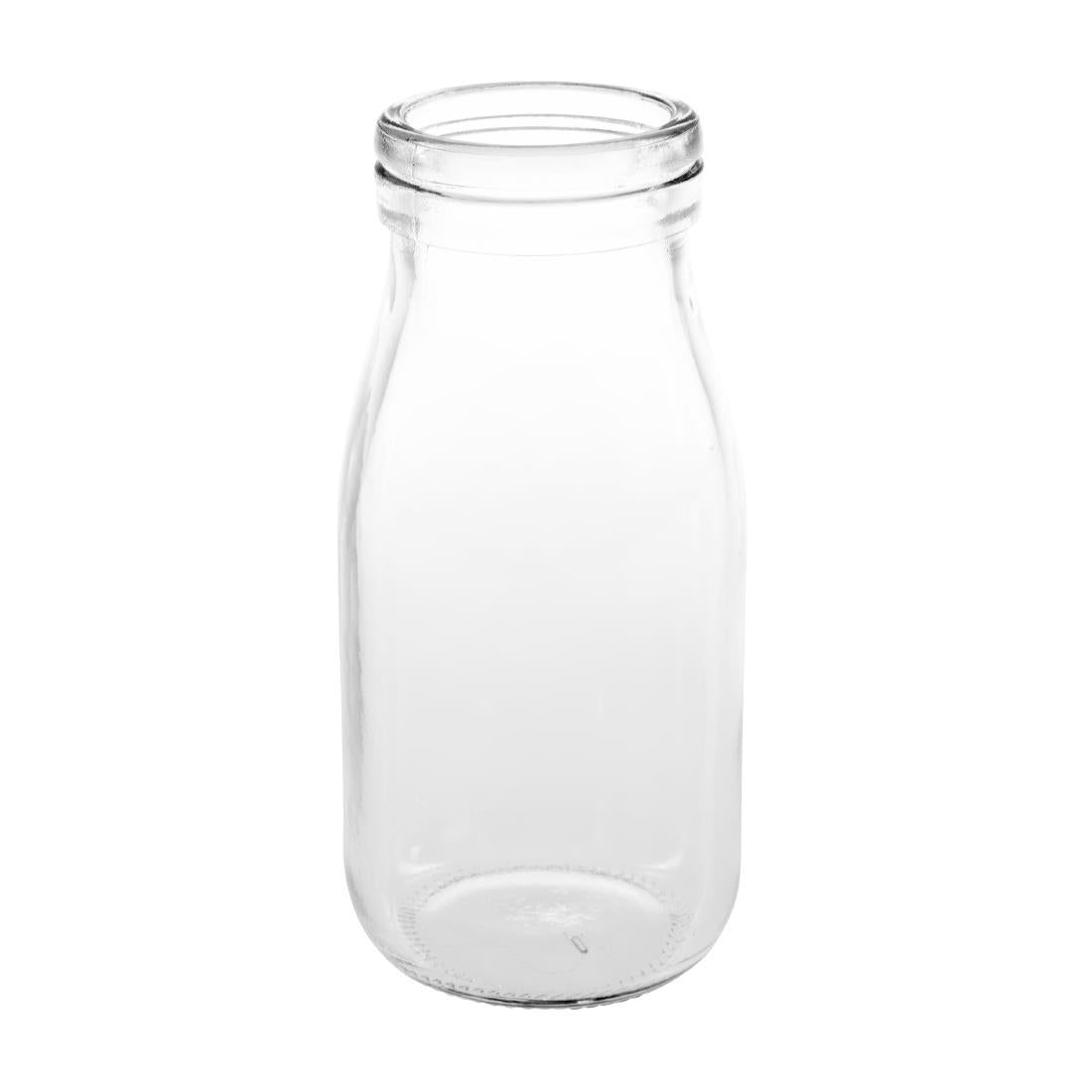Olympia Glasses Mini Milk Bottles 200ml (12 Pack)