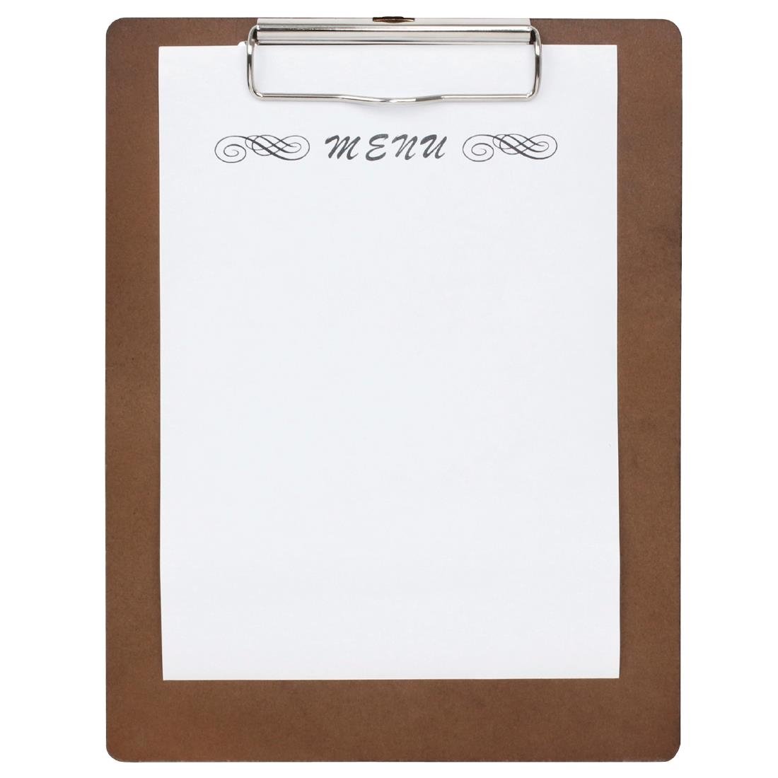 Special Offer Olympia Wooden Menu Presentation Clipboards A5 (10 Pack)