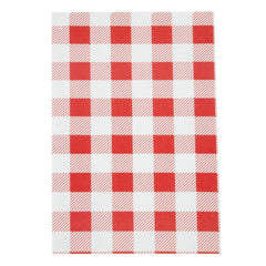 Greaseproof Paper Sheets Red Gingham 190 x 310mm (200 Pack)