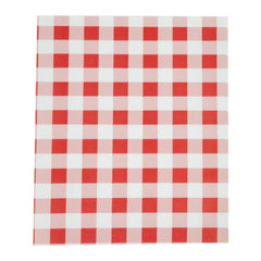 Greaseproof Paper Sheets Red Gingham 310 x 380mm (200 Pack)