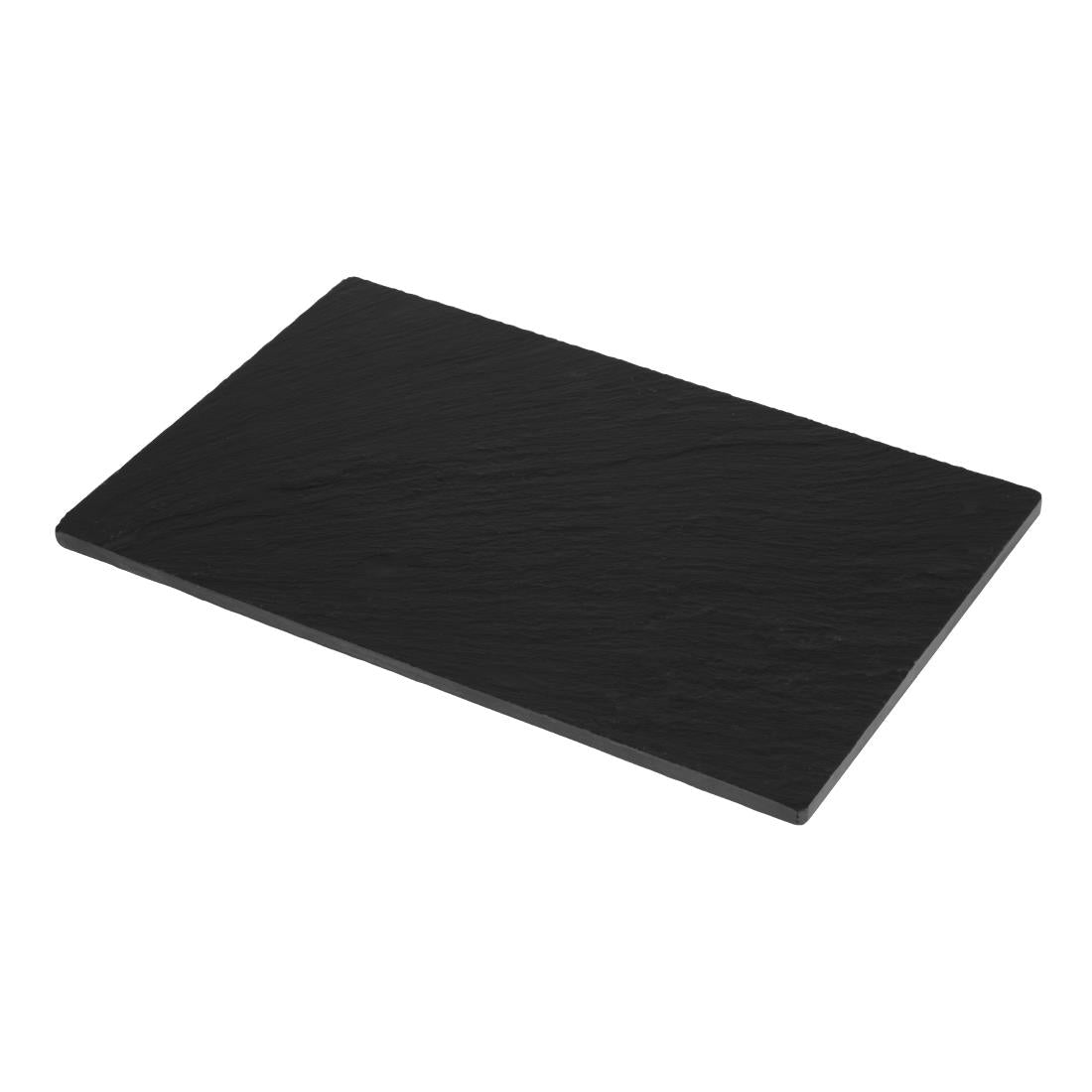 Olympia Smooth Edged Slate Platters 280 x 180mm (2 Pack)
