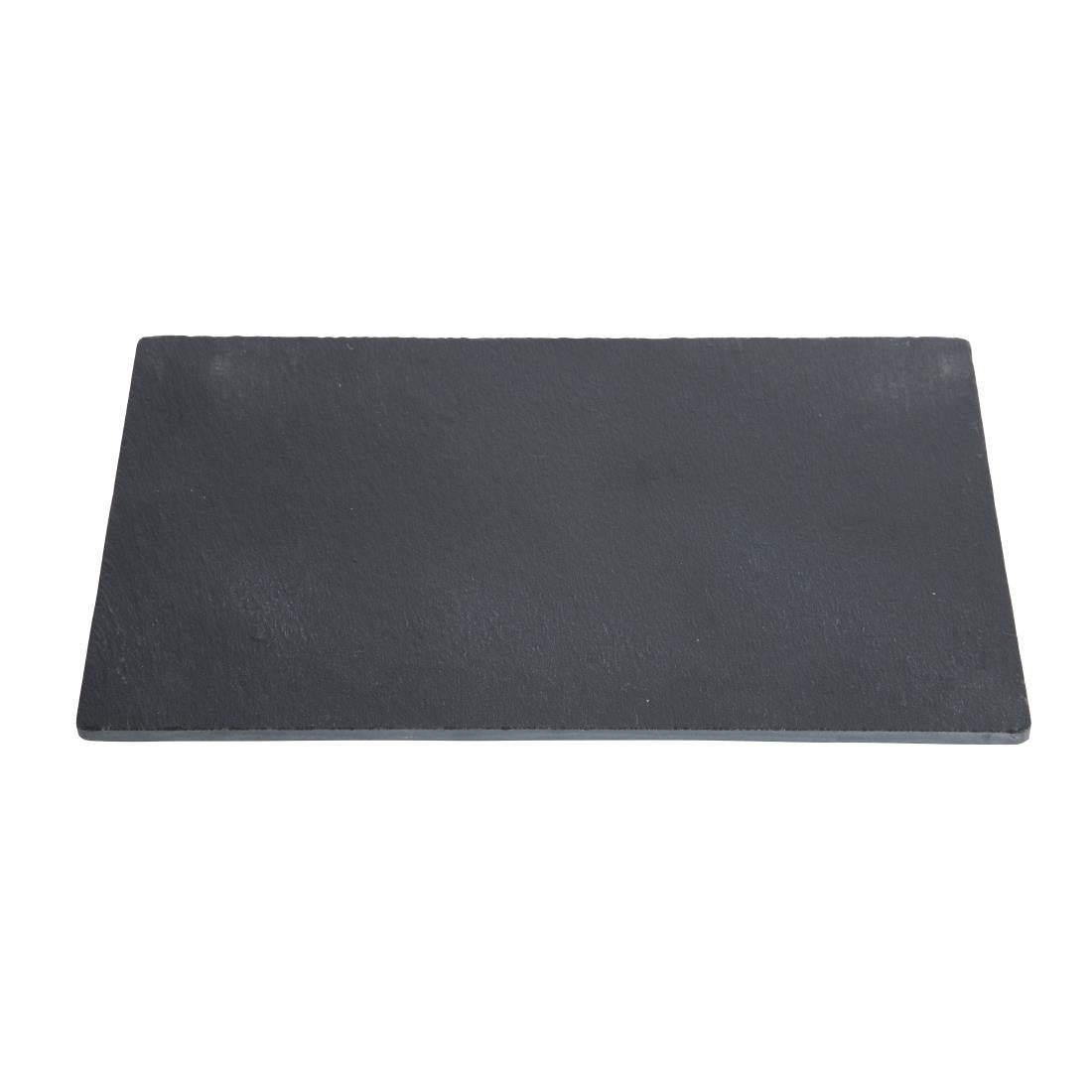 Olympia Smooth Edged Slate Platters 280 x 180mm (2 Pack)