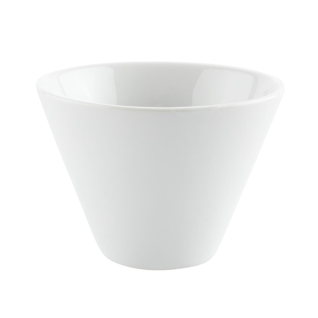Olympia Whiteware Conical Ramekins White 110mm (6 Pack)