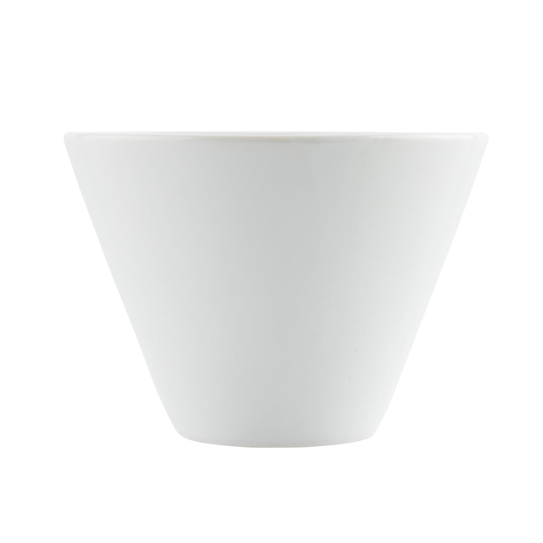 Olympia Whiteware Conical Ramekins White 110mm (6 Pack)