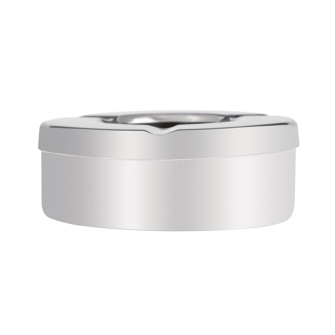 Olympia Stainless Steel Windproof Ashtray 90mm (6 Pack)