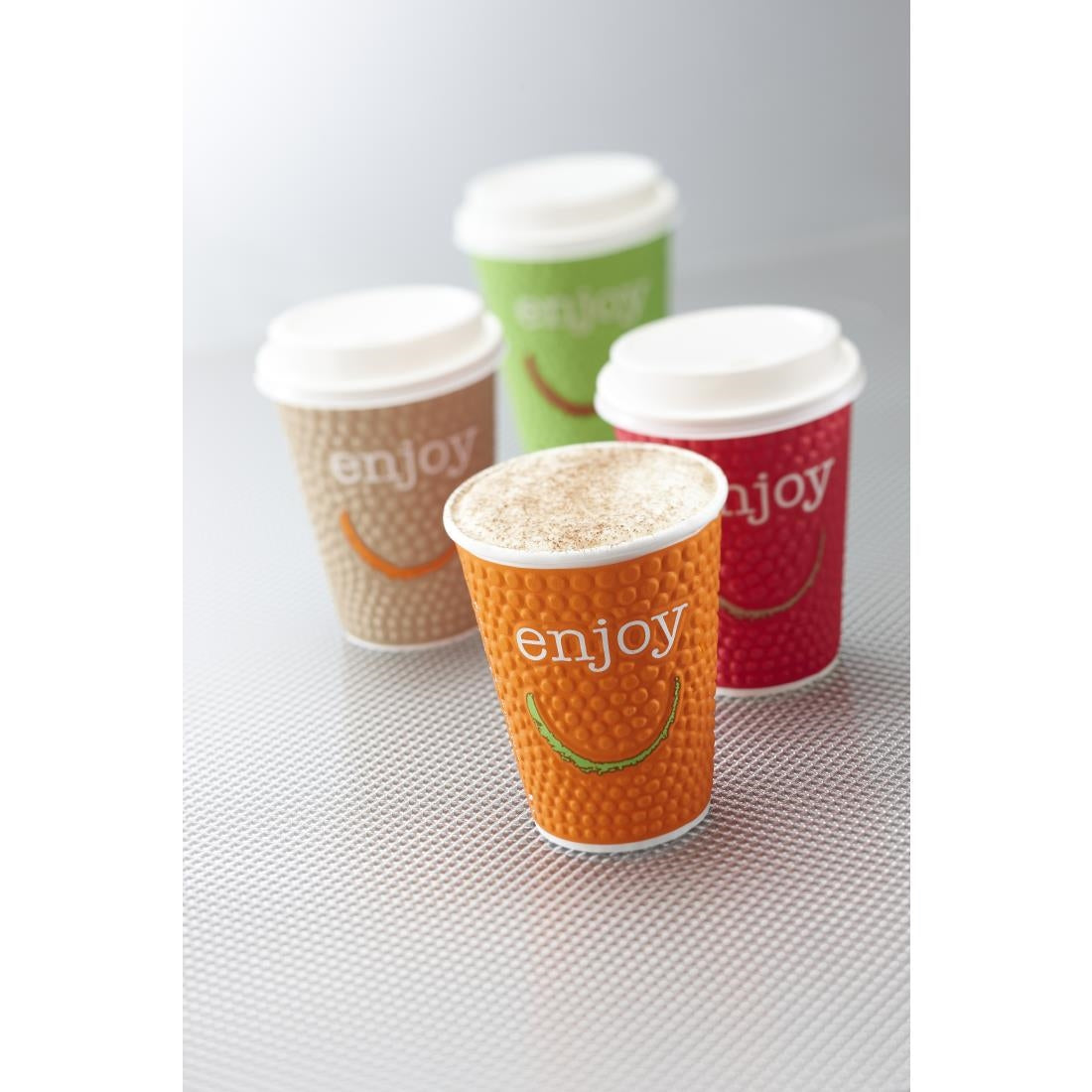 Huhtamaki Enjoy Double Wall Disposable Hot Cups 340ml / 12oz (680 Pack)