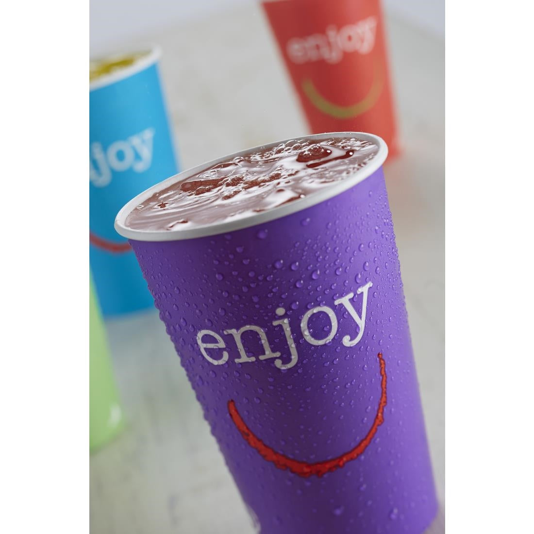 Huhtamaki Enjoy Paper Cold Cups 340ml / 12oz (1900 Pack)