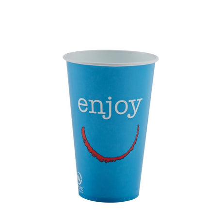 Huhtamaki Enjoy Paper Cold Cups 340ml / 12oz (1900 Pack)