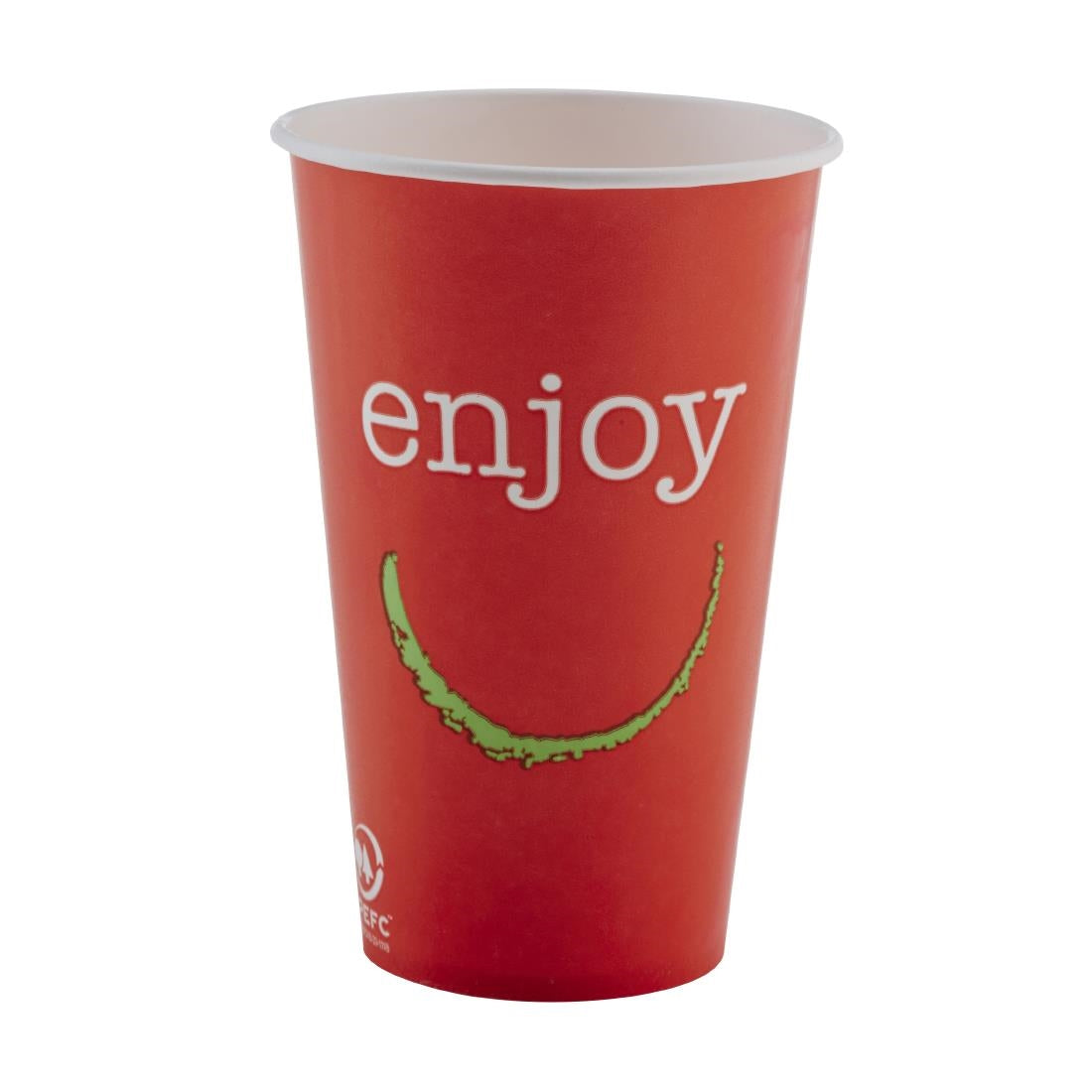Huhtamaki Enjoy Paper Cold Cups 455ml / 16oz (1000 Pack)