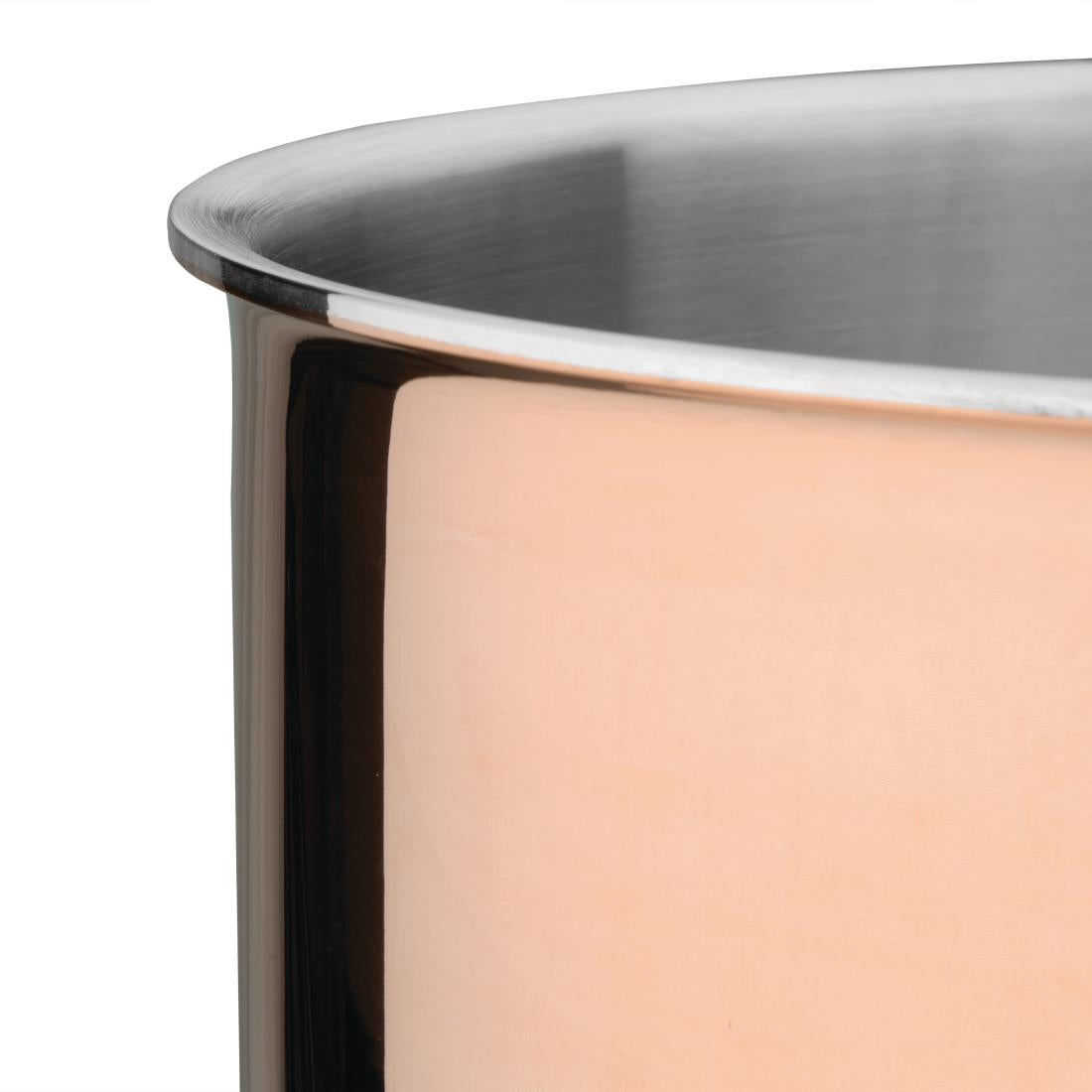 Vogue Copper Tri-Wall Saucepan 18cm