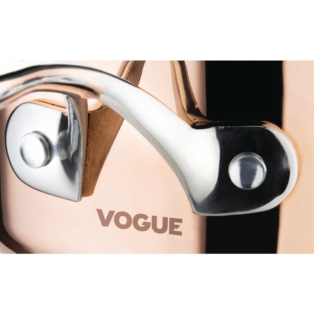 Vogue Copper Tri-Wall Flared Sauté Pan 20cm