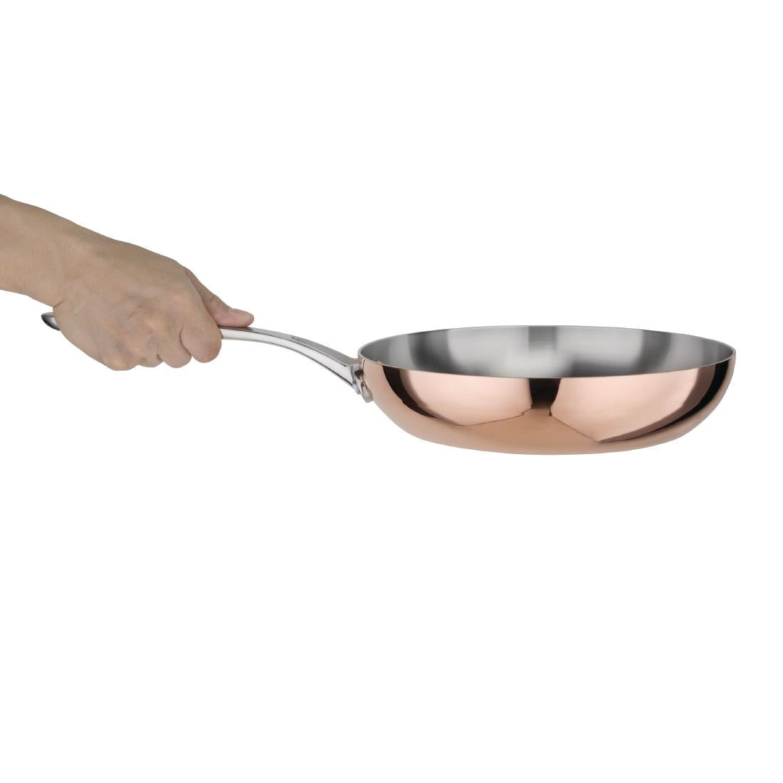 Vogue Copper Tri-Wall Frying Pan 24cm