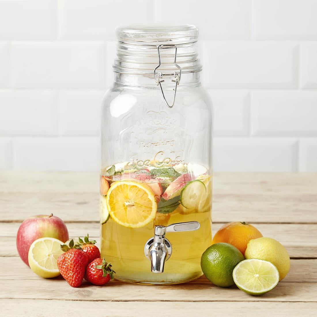 Olympia Clip-Top Drinks Dispenser 3.6Ltr