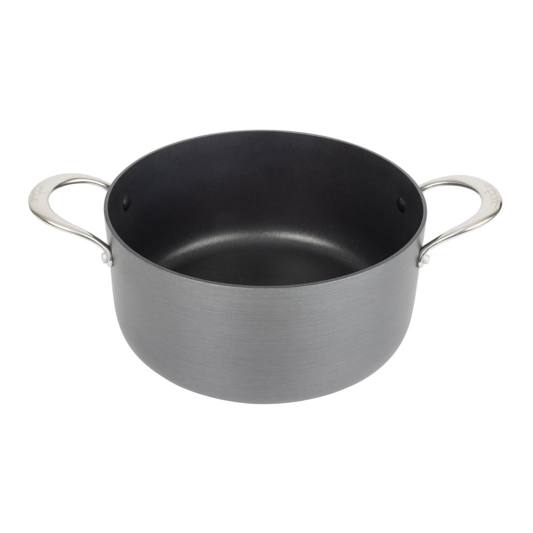 Vogue Anodised Aluminium Non-Stick Casserole Pan 24cm