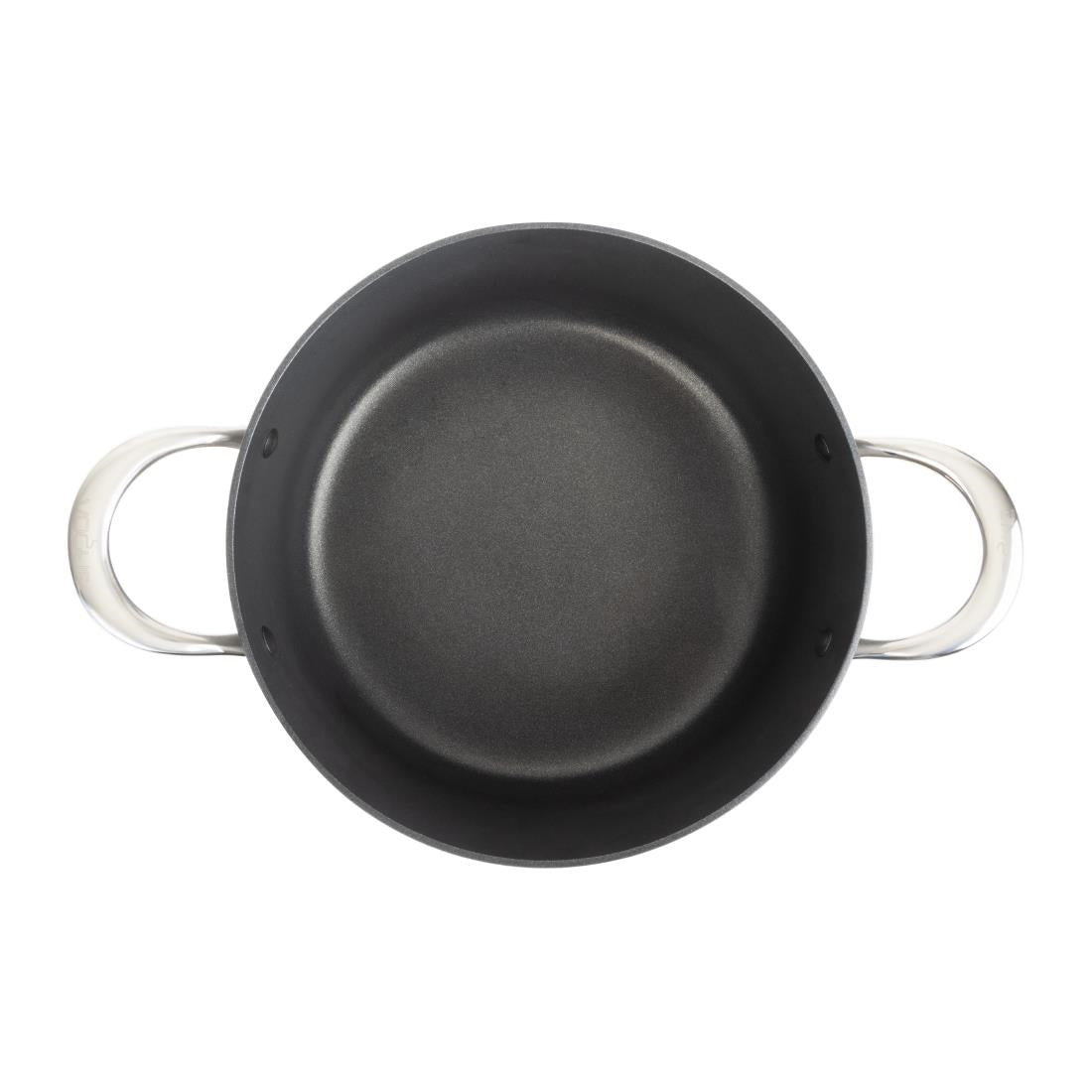 Vogue Anodised Aluminium Non-Stick Casserole Pan 24cm