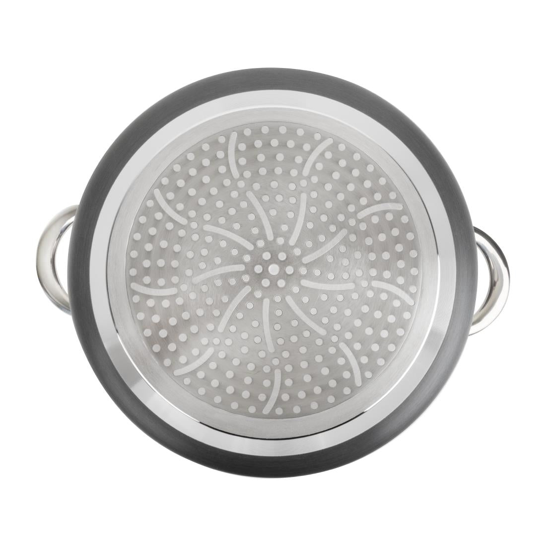 Vogue Anodised Aluminium Non-Stick Casserole Pan 24cm