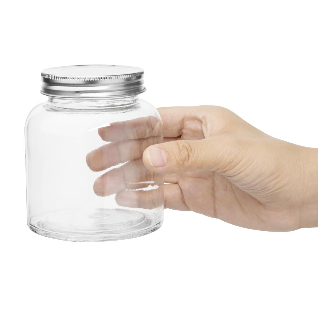 Vogue Glass Screw Top Preserving Jar 330ml (6 Pack)
