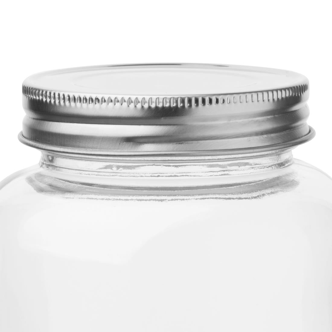 Vogue Glass Screw Top Preserving Jar 330ml (6 Pack)