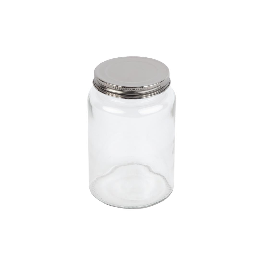Vogue Glass Screw Top Preserving Jar 550ml (6 Pack)