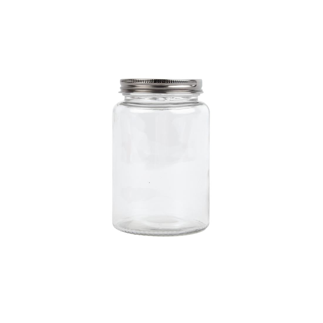 Vogue Glass Screw Top Preserving Jar 550ml (6 Pack)