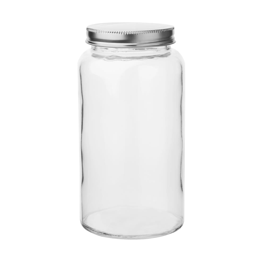 Vogue Glass Screw Top Preserving Jar 800ml (6 Pack)