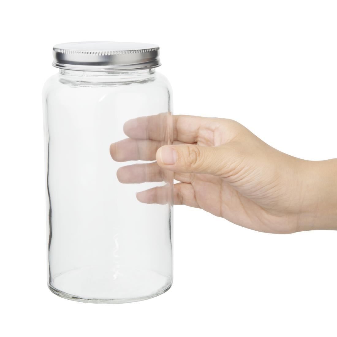 Vogue Glass Screw Top Preserving Jar 800ml (6 Pack)