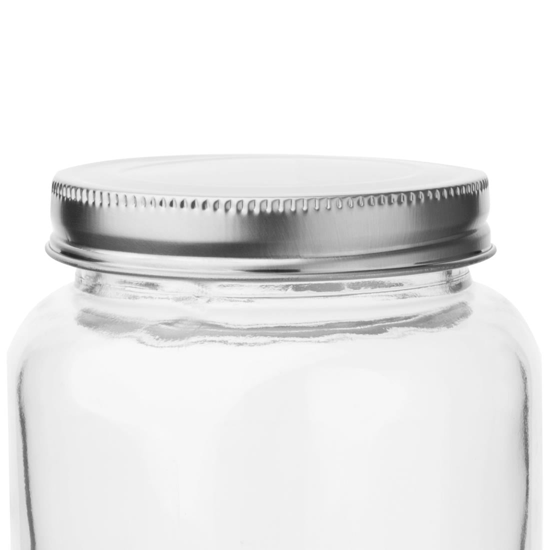 Vogue Glass Screw Top Preserving Jar 800ml (6 Pack)