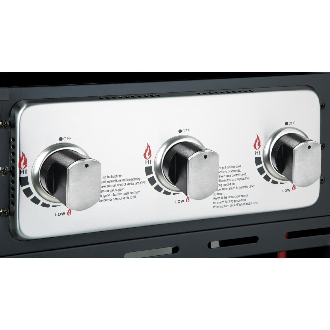 Buffalo 6 Burner Combi BBQ Grill and Griddle
