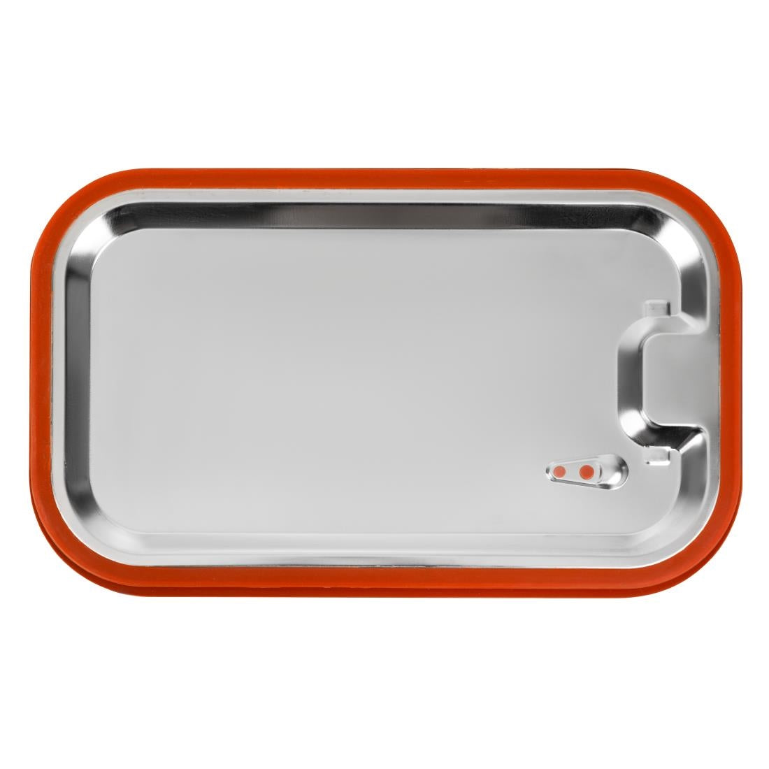 Vogue Stainless Steel and Silicone Sealable 1/1 Gastronorm Lid