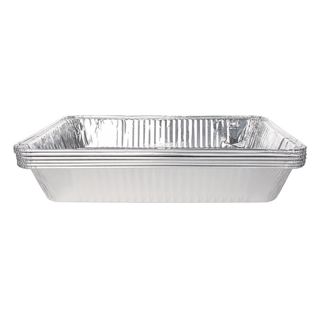Fiesta Recyclable Foil 1/1 GN Containers 78mm (5 Pack)