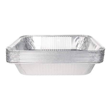Fiesta Recyclable Foil 1/2 GN Containers 67mm (5 Pack)