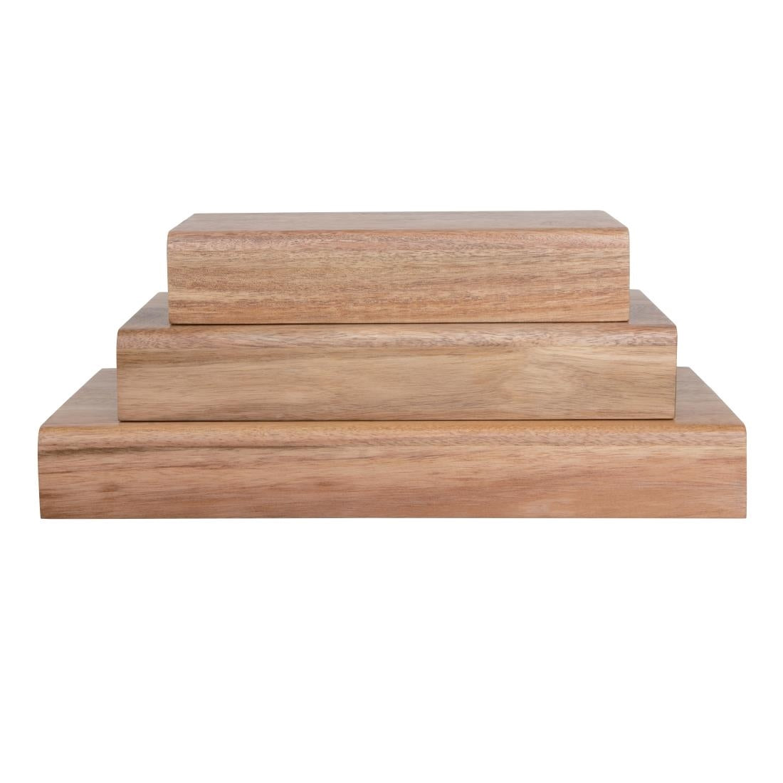 Olympia Acacia Wood Riser Set (3 Pack)