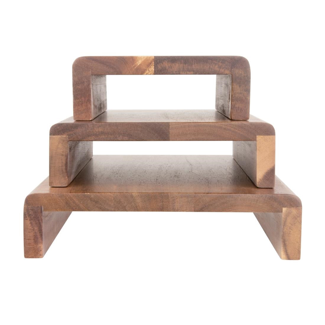 Olympia Acacia Wood Riser Set (3 Pack)