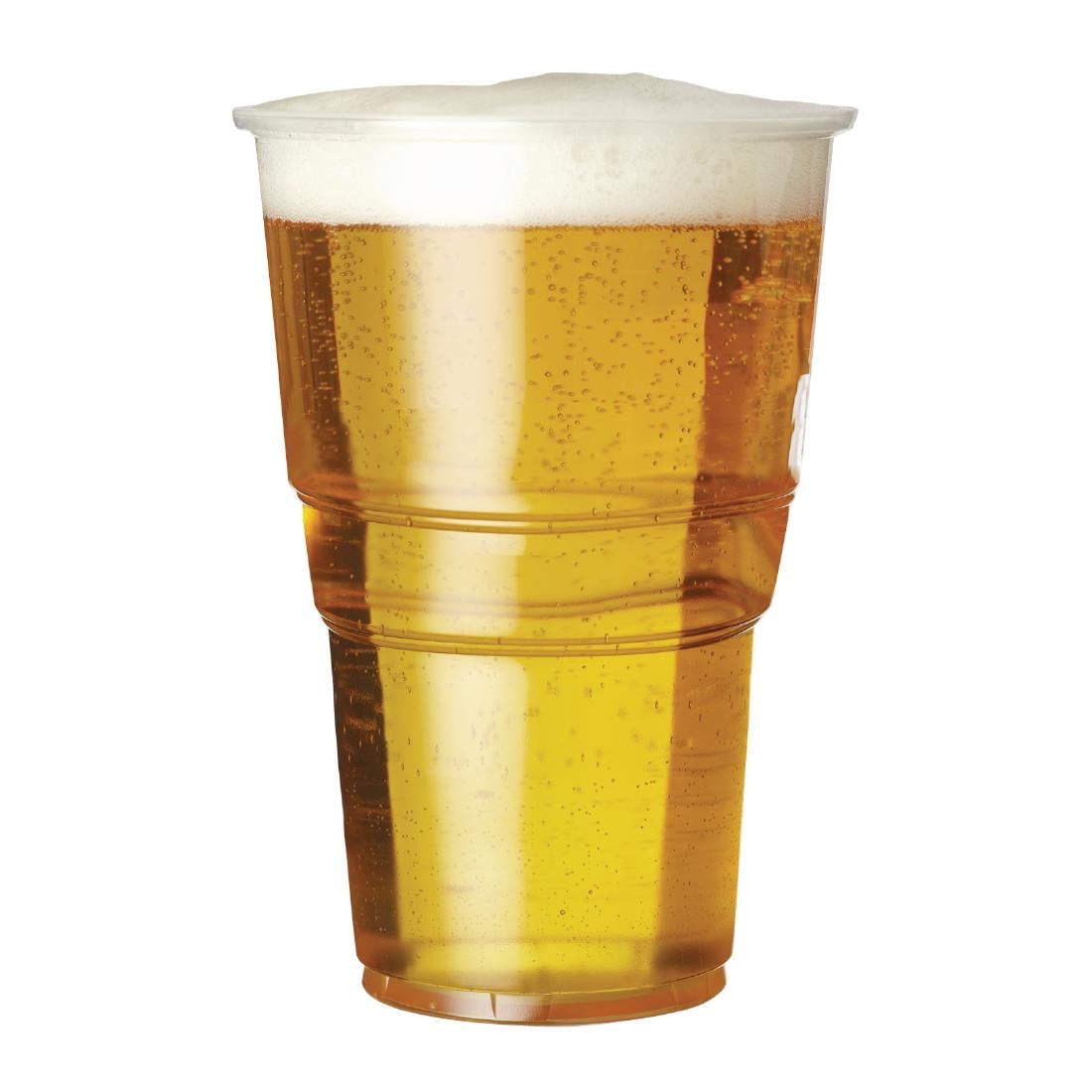 eGreen Premium Flexy-Glasses Recyclable Pint To Brim Glasses UKCA CE Marked 568ml (1000 Pack)
