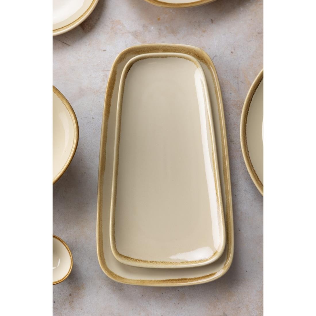 Olympia Kiln Platter Sandstone 335mm (4 Pack)