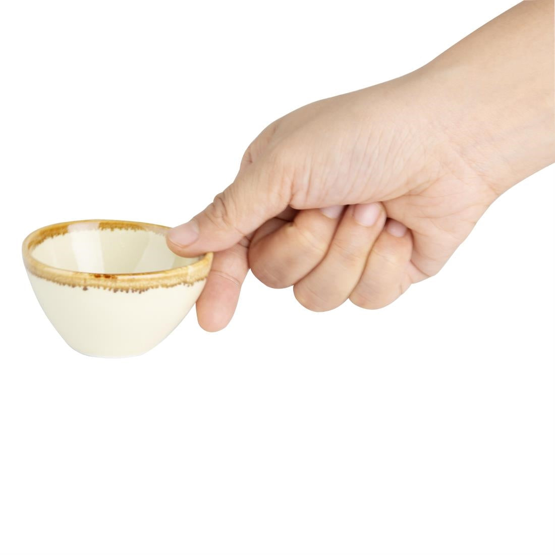 Olympia Kiln Dipping Pots Sandstone 70mm (12 Pack)