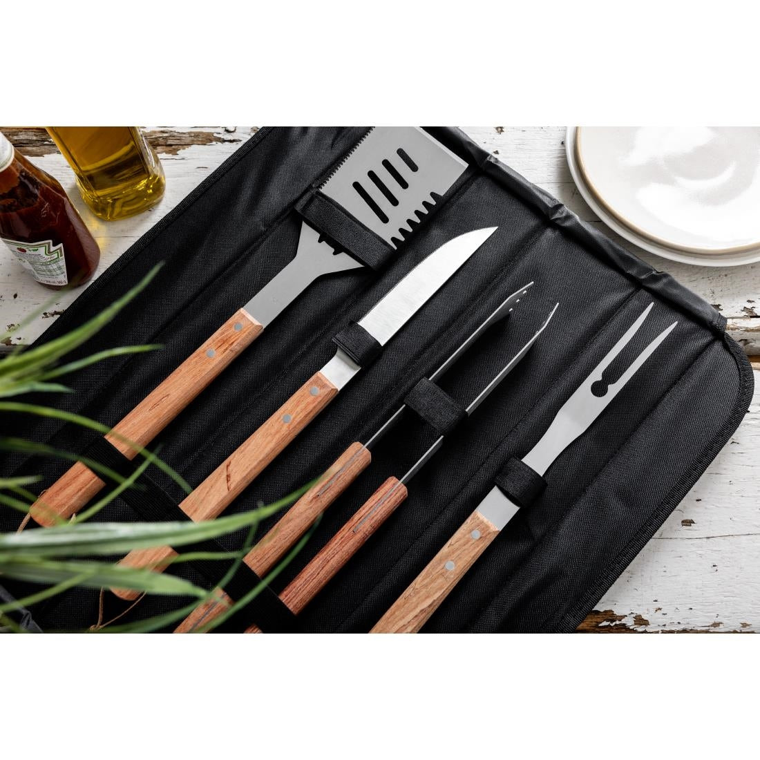 Deglon Sabatier 4-Piece BBQ Utensil Set