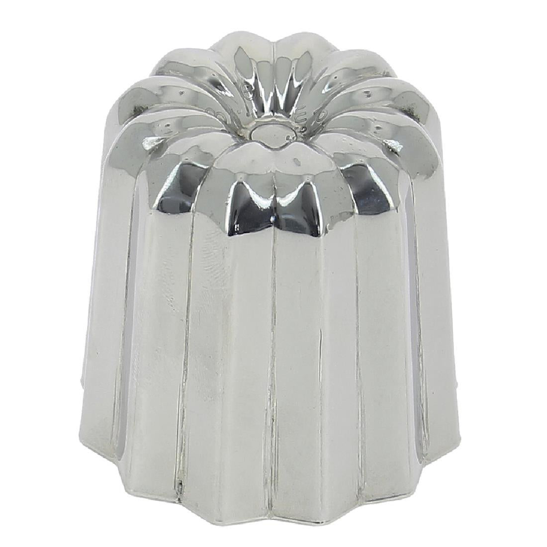 DeBuyer Stainless Steel Canele Fluted Mould 55mm