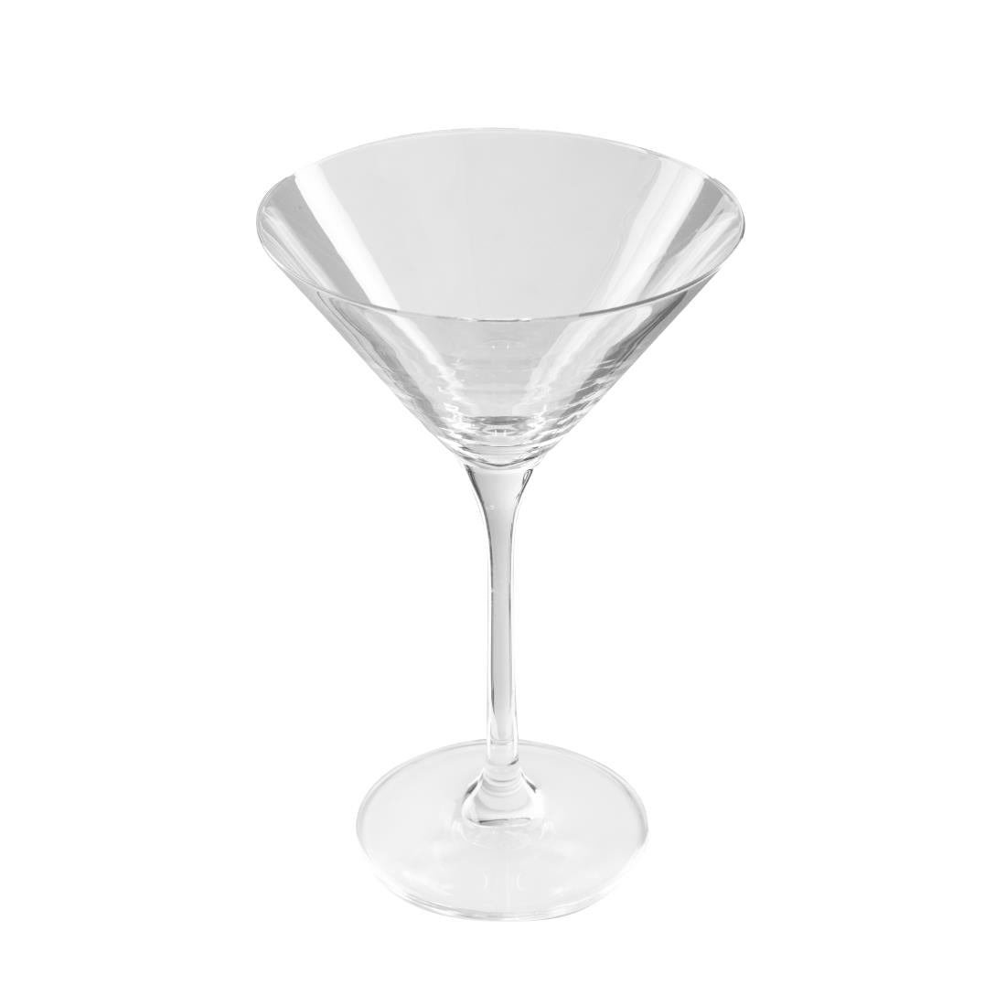 Olympia Campana One Piece Crystal Martini Glasses 260ml (6 Pack)