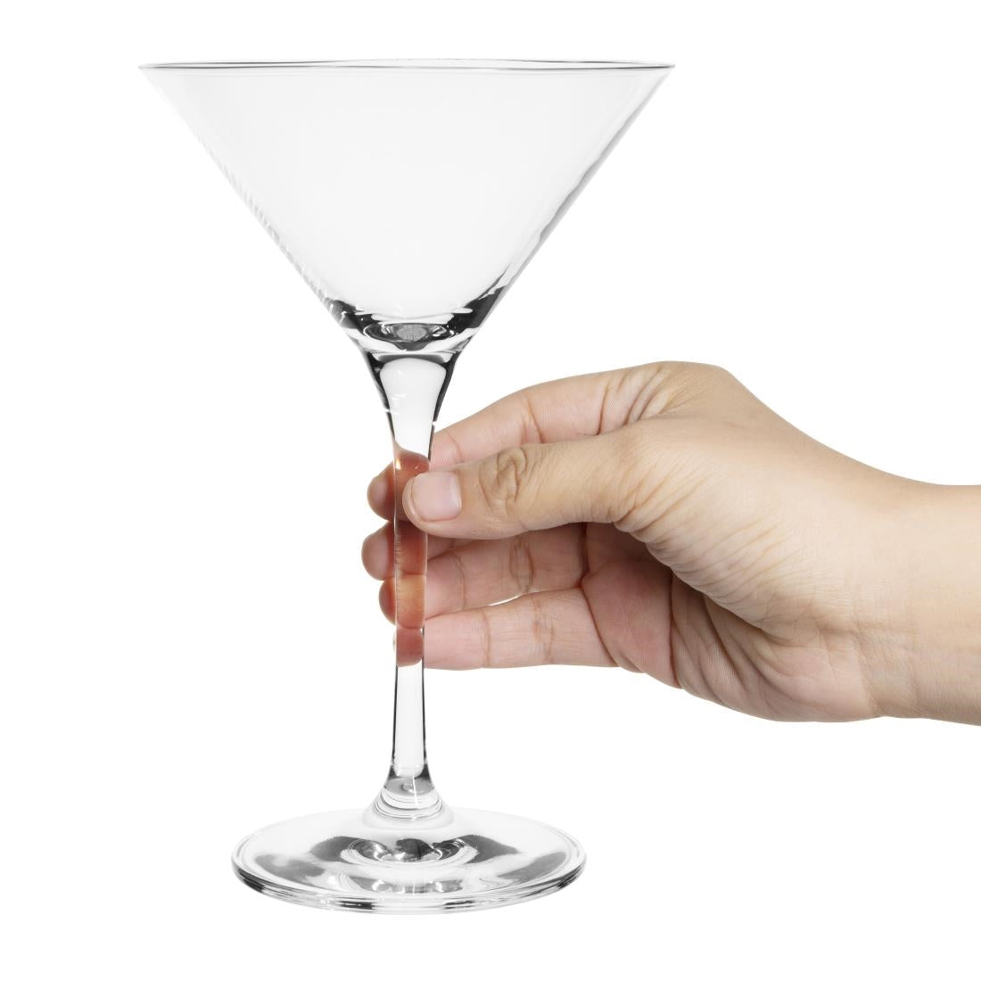 Olympia Campana One Piece Crystal Martini Glasses 260ml (6 Pack)