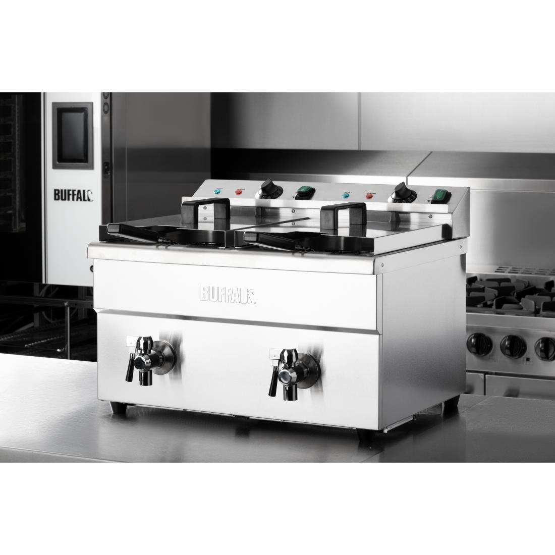 Buffalo Induction Fryer 2x 7.5Ltr