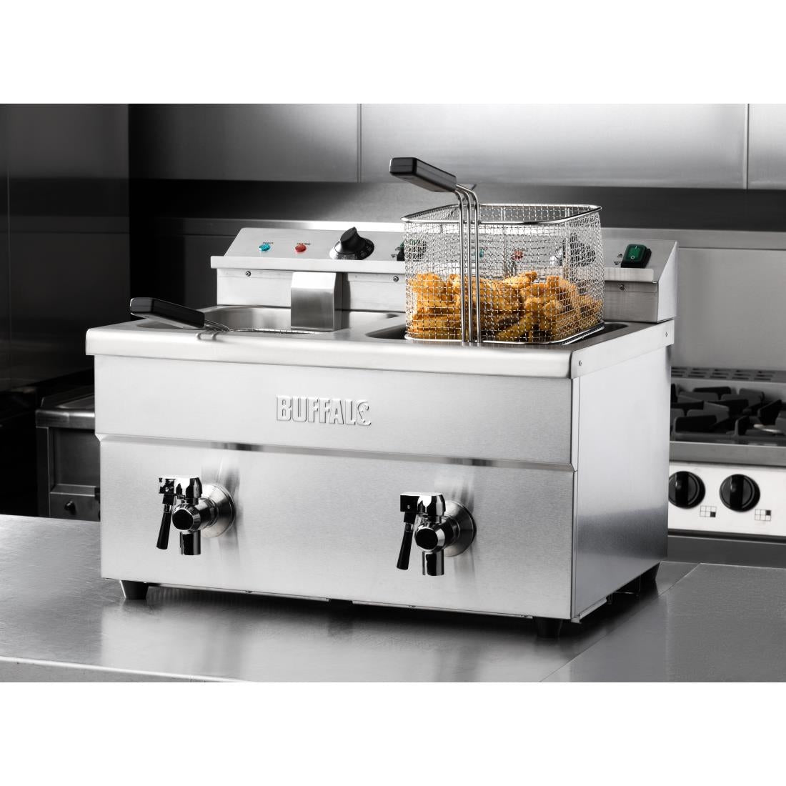Buffalo Induction Fryer 2x 7.5Ltr