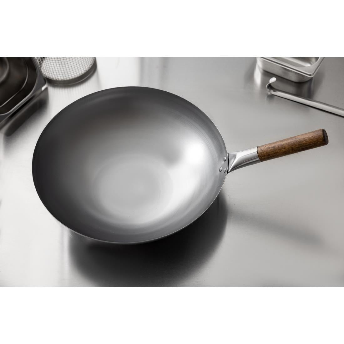 London Wok Round Bottom Wok 38cm